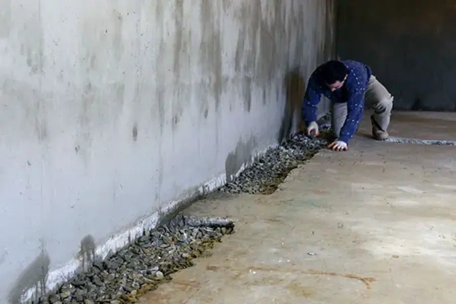 Basement waterproofing